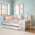 Jack Twin Captain’s Bed With Bookcase & Desk