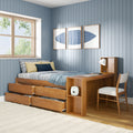 Jack Full Captain’s Bed With Desk