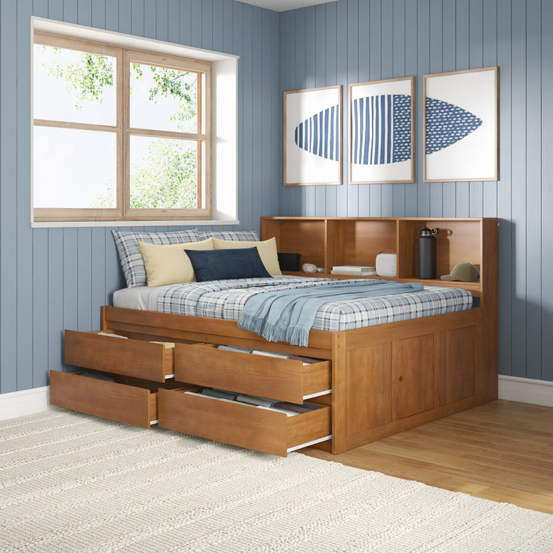 Jack Full Captain’s Bed With Bookcase