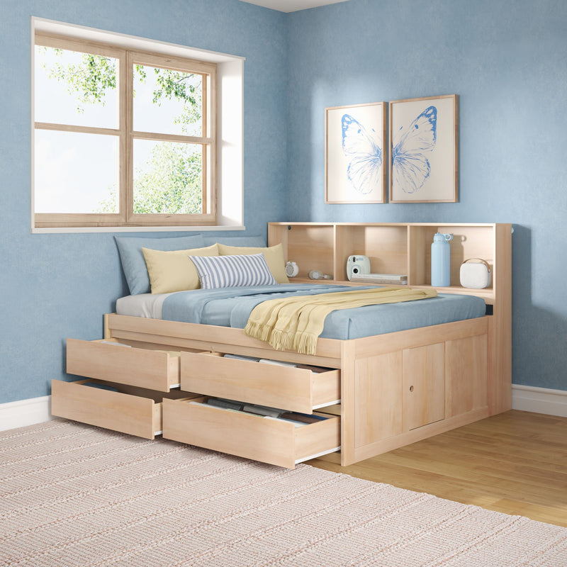 Jack Full Captain’s Bed With Bookcase