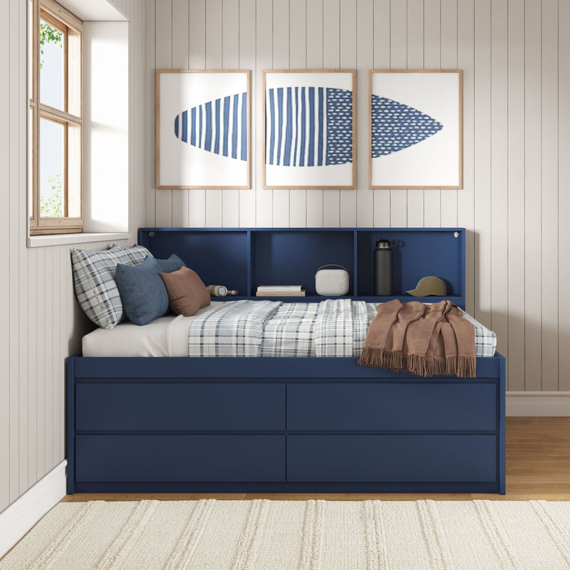 Jack Full Captain’s Bed With Bookcase