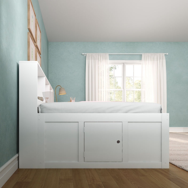Jack Full Captain’s Bed With Bookcase & Desk