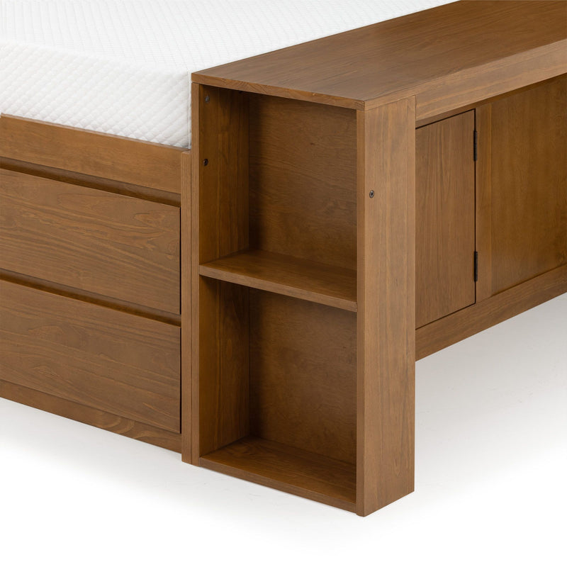 Jack Full Captain’s Bed With Bookcase & Desk