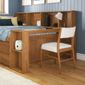 Jack Full Captain’s Bed With Bookcase & Desk
