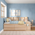 Jack Full Captain’s Bed With Bookcase & Desk