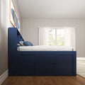 Jack Full Captain’s Bed With Bookcase & Desk