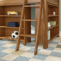 Twin Low Loft Bed With Bookcases
