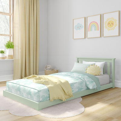 Classic Twin Floor Bed