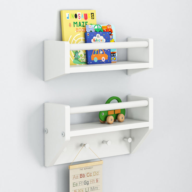 Sidekick Shelf & Wall Shelf With Pegs Bundle
