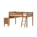 Twin Low Loft Bed With Desk