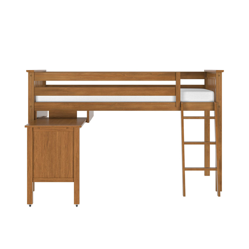 Twin Low Loft Bed With Desk
