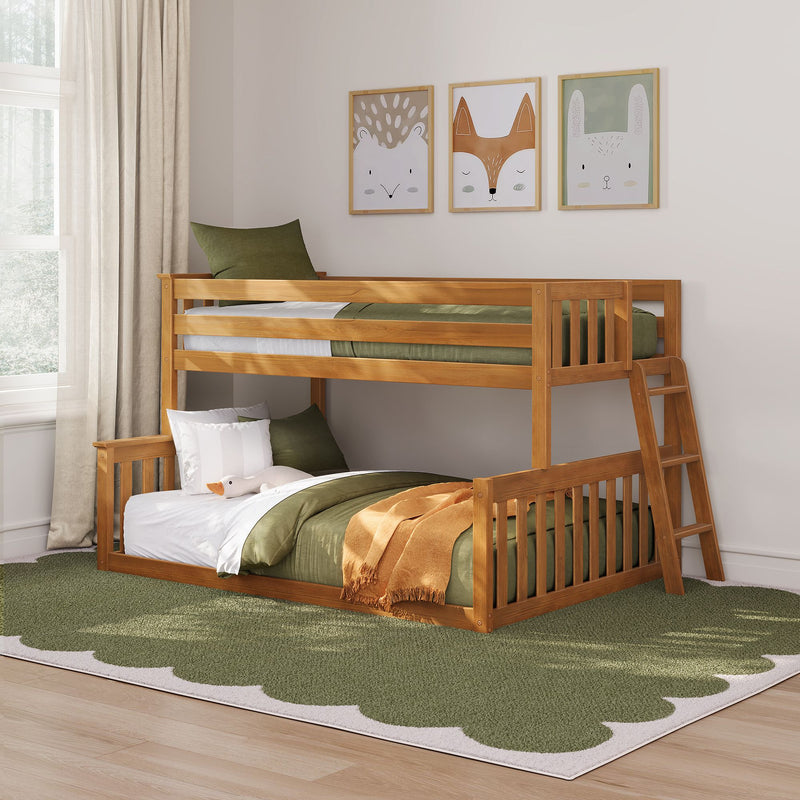 Twin Over Full Low Bunk Bed