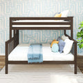 Twin Over Full Bunk Bed With Ladder on End