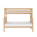 Twin Over Full Bunk Bed With Ladder on End