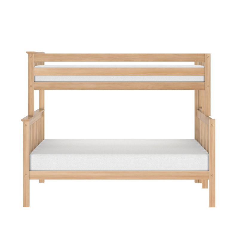 Twin Over Full Bunk Bed With Ladder on End