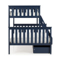 Twin Over Full Bunk Bed With Storage Drawers