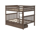 Full Over Full Bunk Bed With Storage Drawers