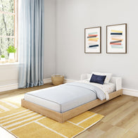 Mid-Century Modern Twin Floor Bed