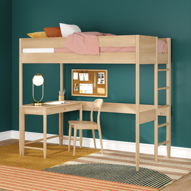 Hudson Twin Loft Bed With Desk