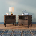 Jenny Nightstand With Charging Station (Set of 2)