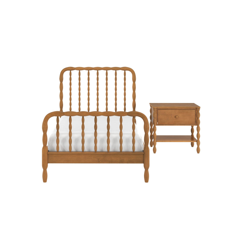 Jenny Twin Bed With Nightstand