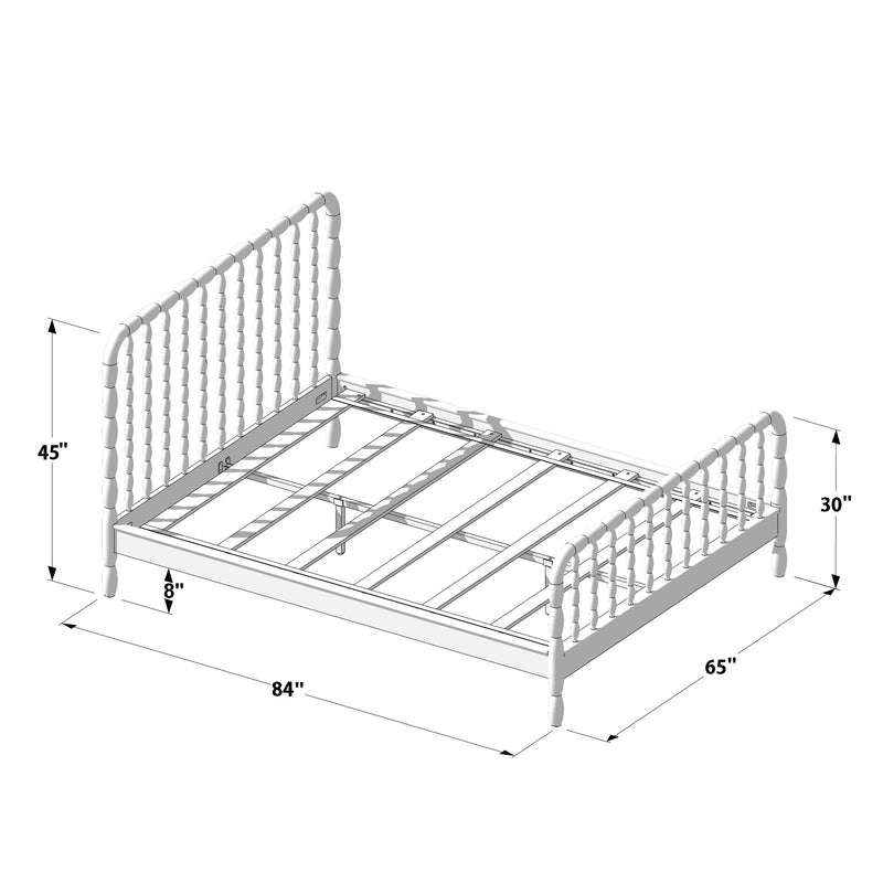 Jenny Full Bed With Nightstand