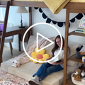 Twin Loft Bed With Bookcase & Desk
