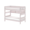 Modern Farmhouse Twin Over Twin Bunk Bed With Bookcase