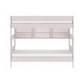 Modern Farmhouse Twin Over Twin Bunk Bed With Bookcase