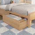 Scandinavian Full Bed with Underbed Storage Drawers