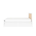 Scandinavian Full Bed with Underbed Storage Drawers