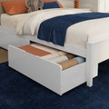 Scandinavian Full Bed with Underbed Storage Drawers