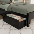 Scandinavian Full Bed with Underbed Storage Drawers