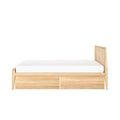 Scandinavian Queen Bed with Underbed Storage Drawers