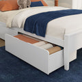 Scandinavian Queen Bed with Underbed Storage Drawers